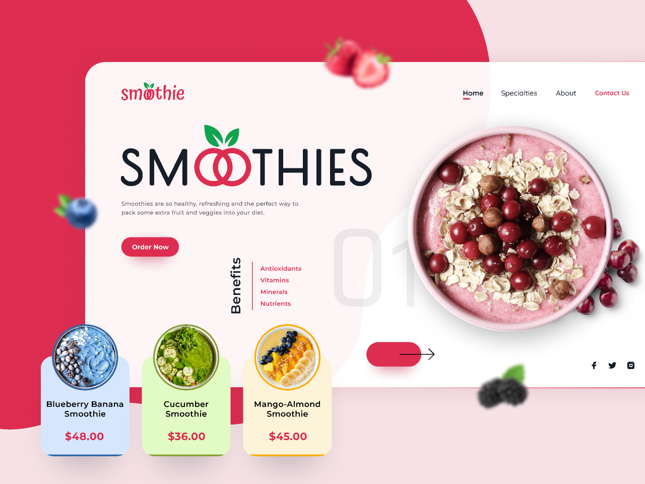 GoSmoothie E-Commerce Platform